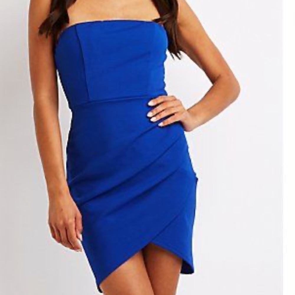 Royal blue formal bodycon dress WITH TAGS
